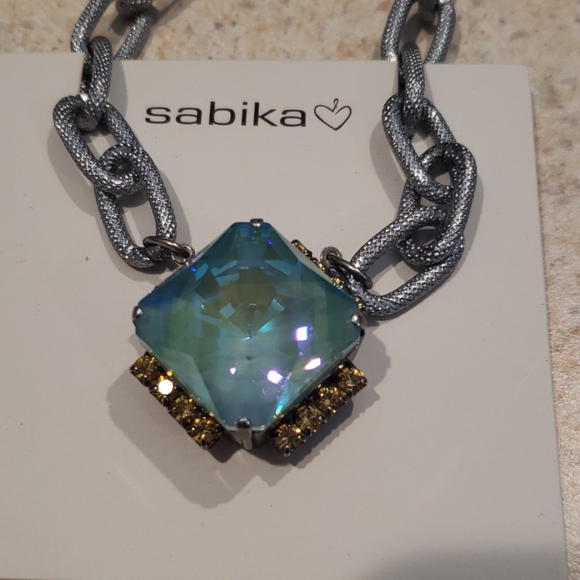 Sabika Jewelry - Sabika one stone necklace 2021